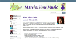 Desktop Screenshot of marshasimsmusic.com