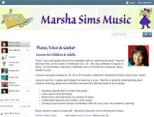 Tablet Screenshot of marshasimsmusic.com